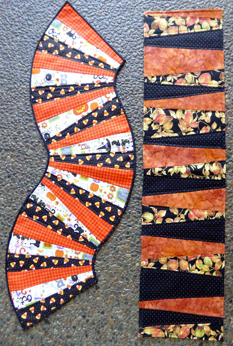 10 Degree Ruler Tablerunner , Sew Wonderful Dreams Applique and Paper