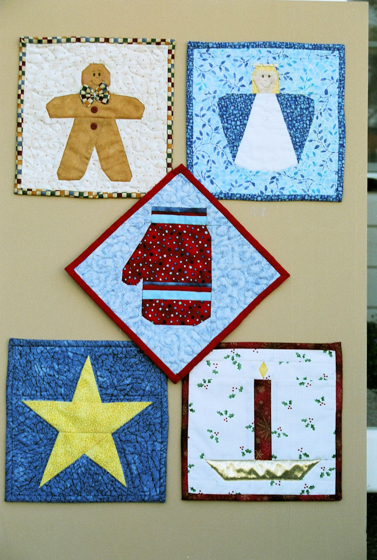 More Paper Pieced Potholders - Product Image