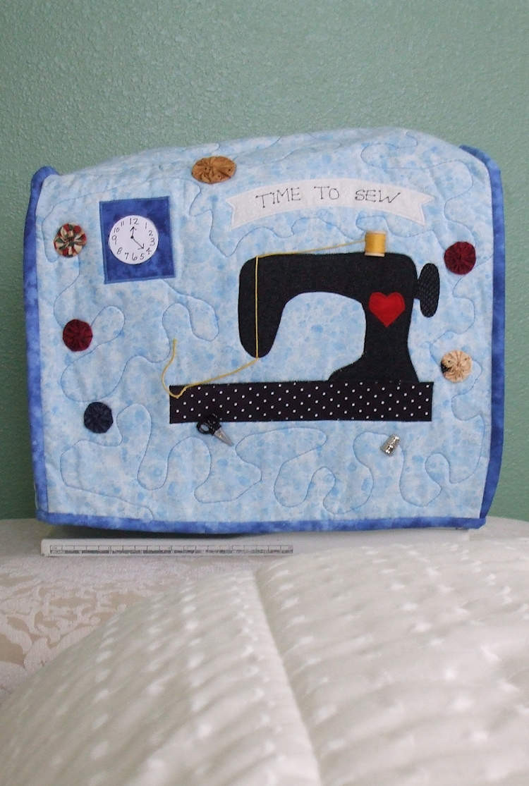 Sewing Machine Cover , Sew Wonderful Dreams - Applique and Paper Piecing  Patterns, image size:750x1115